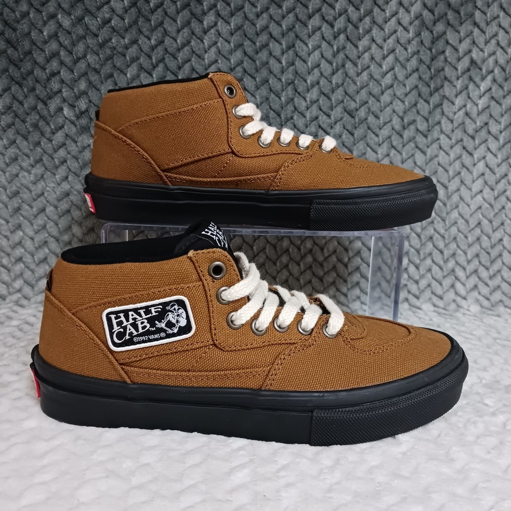 Vans Skate Half Cab Duck Golden Brown Black Men's Skateboarding Sneaker Size 6